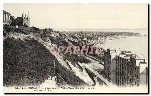 Sainte Adresse - Panorama et Notre Dame des Fots Cartes postales