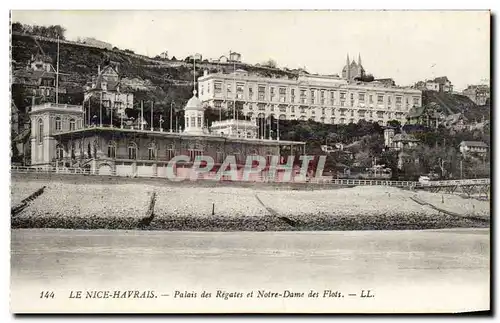 Le Nice Havrais - Palais des Regates et Notre Dame des Flots Ansichtskarte AK