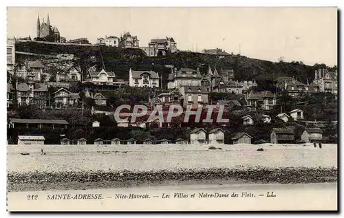 Sainte Adresse - Nice Havrais - Les Villas et Notre Dame des Flots Ansichtskarte AK