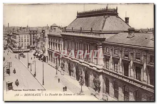 Bordeaux - La Faculte des Sciences et Lettres Ansichtskarte AK