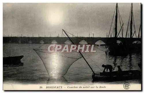 Bordeaux - Coucher de Soleil sur la Rade Cartes postales