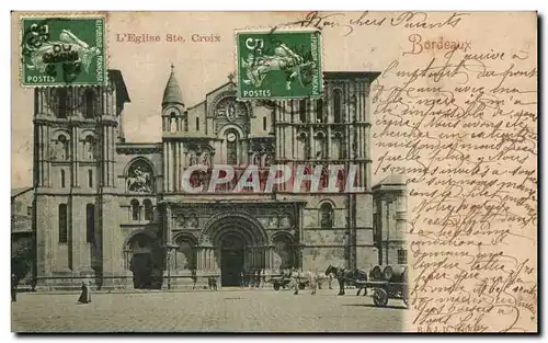 Bordeaux - L&#39Eglise Ste Croix Cartes postales