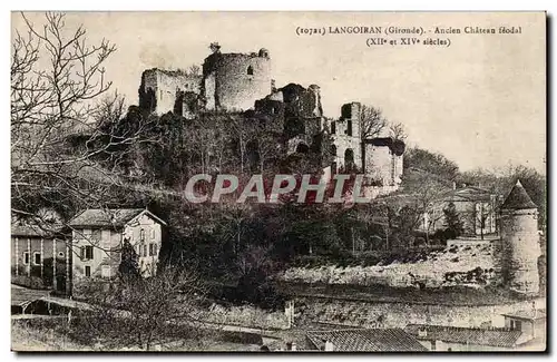 Langoiran - Ancien Chateau feodal Cartes postales