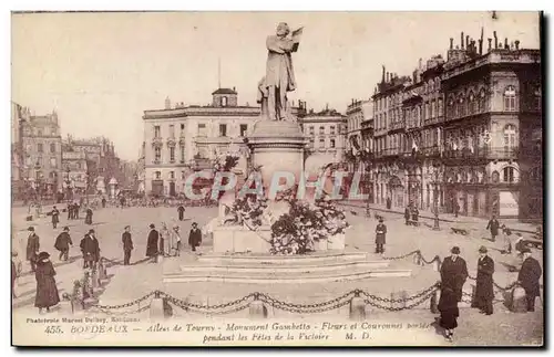 Bordeaux - Allees de Tourny - Monument Gambetta Cartes postales