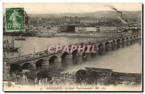 Bordeaux - Le Pont Vue d'ensemble Cartes postales