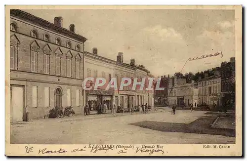 Etauliers - Grande Rue Cartes postales