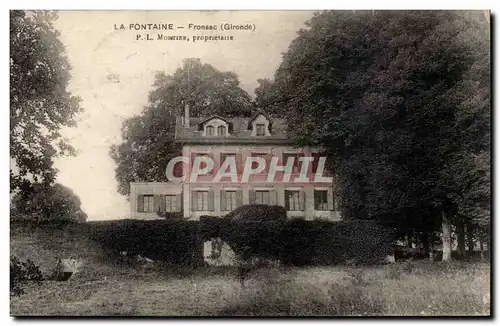 La Fontaine - Fronsac - Cartes postales