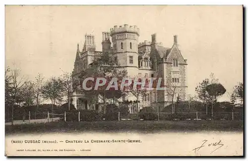 Cussac - Chateau la Chesnaye Sainte Gemme - Cartes postales