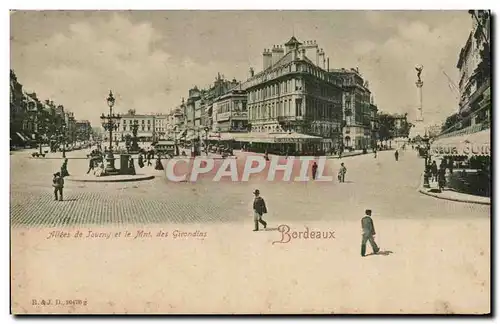 Bordeaux - Allees du Tourny et le Monument des Girondins Cartes postales