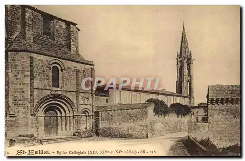 Saint Amilion Cartes postales Eglise collegiale