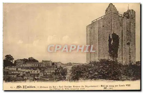 Saint Amilion Cartes postales Chateau du roi