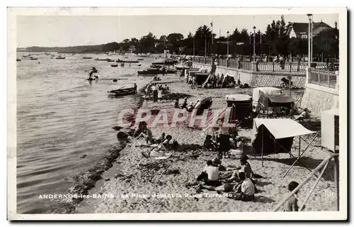 Andernos les Bains Cartes postales moderne La plage devant la plage terrasse