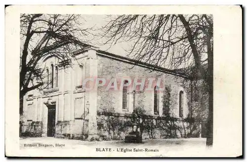 Blaye Cartes postales L&#39eglise Saint Romain