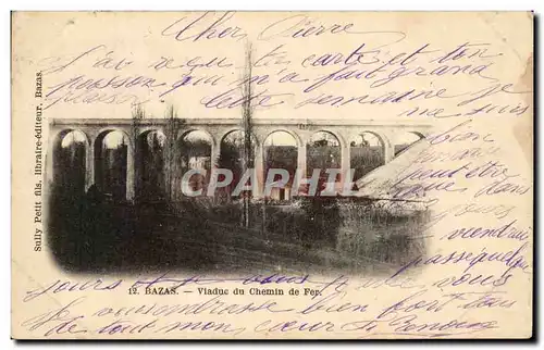 Bazas Cartes postales Viaduc du chemin de fer