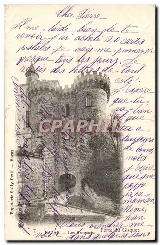 Cartes postales Bazas Les remparts