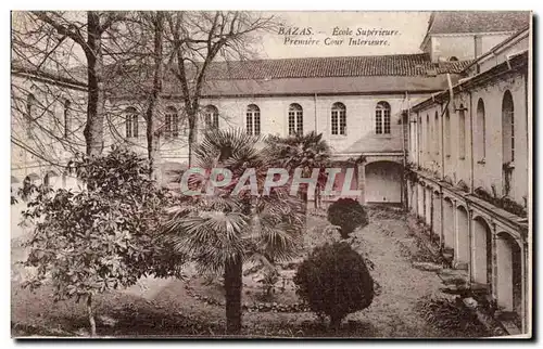 Bazas Cartes postales Ecole superieure Premiere cour interieure