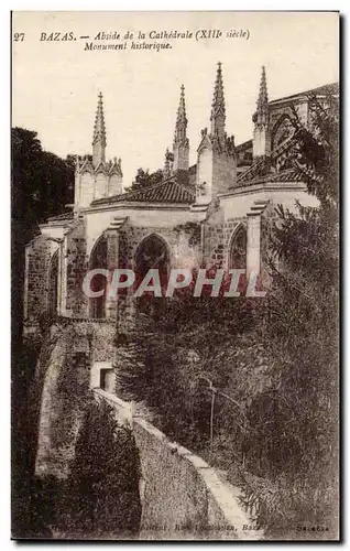 Bazas Cartes postales Abside de la cathedrale Monument historique