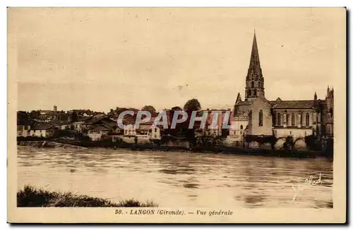 Langon Cartes postales Vue generale