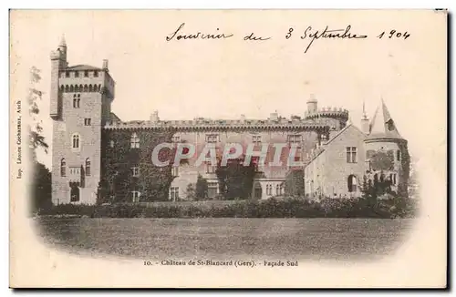 Cartes postales Chateau de Saint Blancard Facade Sud
