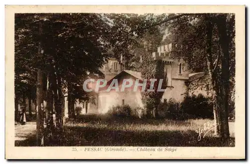 Pessac Cartes postales Chateau de Seige