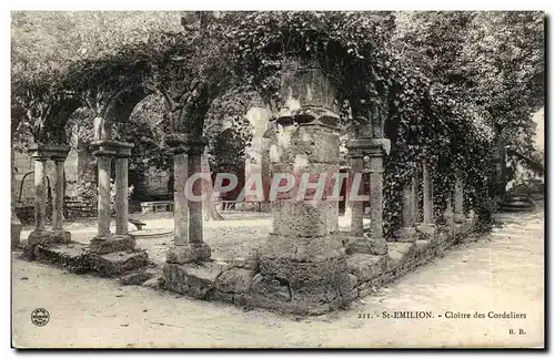 Saint EMilion Cartes postales CLoitre des cordeliers