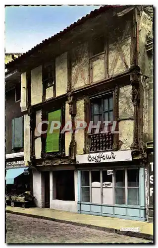 Sainte Foy la Grande Cartes postales moderne Vieilles maisons en bois sculpte