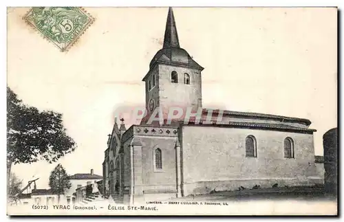 Yvrac Cartes postales Eglise Ste marie