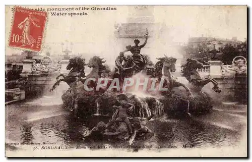 Bordeaux Cartes postales Monument des Girondins