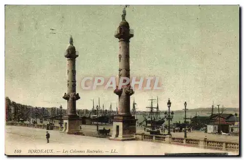 Bordeaux Cartes postales Les colonnes rostrales