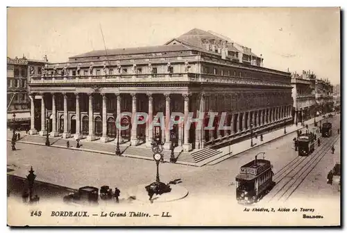 Bordeaux Cartes postales Le grand theatre