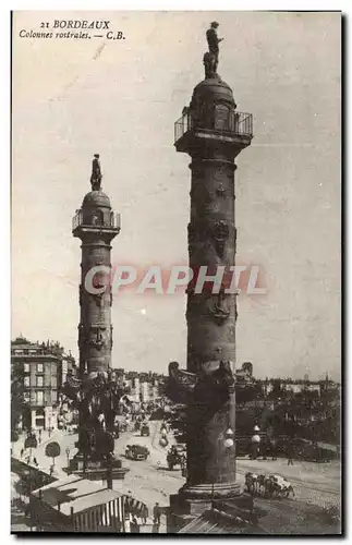 Bordeaux Cartes postales Colonnes rostrales