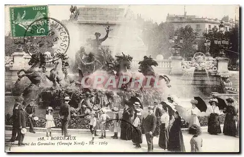 Bordeaux Ansichtskarte AK Monument des Girondins (groupe Nord)