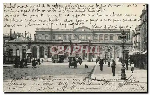 Bordeaux Cartes postales Hotel de ville