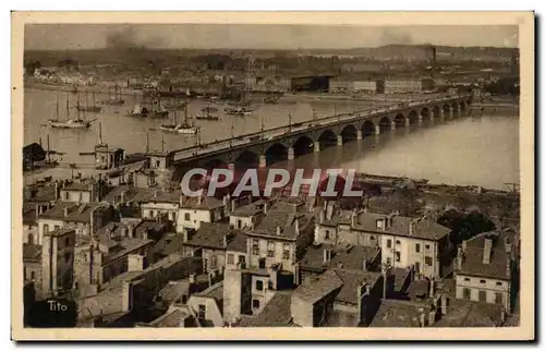 Bordeaux Ansichtskarte AK Vue generale prise de la Tour Saint Michel