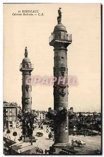 Bordeaux Cartes postales Les colonnes rostrales