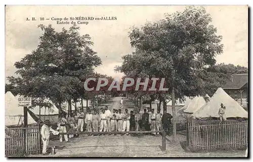 CAmp de St medard en Jalles Cartes postales Entree du camp