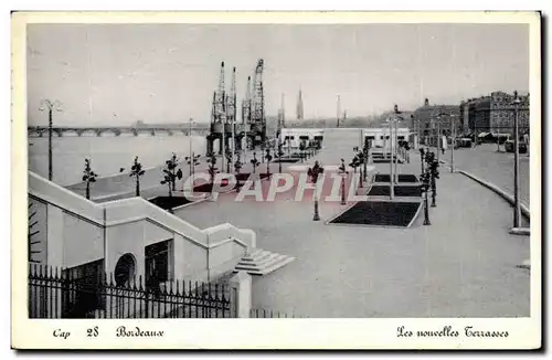 Bordeaux Ansichtskarte AK Les nouvelles terrasses