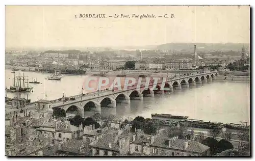 Bordeaux Cartes postales Le pont vue generale