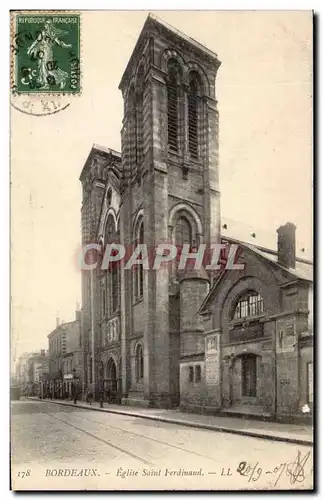 Bordeaux Ansichtskarte AK Eglise Saint Ferdinand