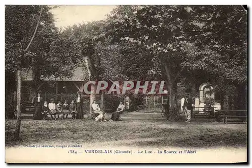 Verdelais Cartes postales Le Luc La source et l'abri