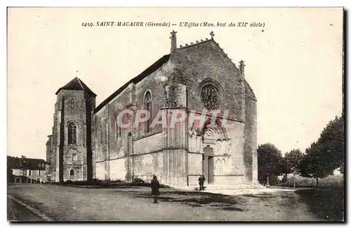 Saint Macaire Cartes postales L'eglise