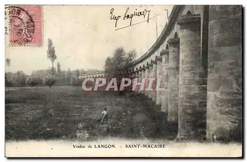 Viaduc de Langon Ansichtskarte AK Saint Macaire