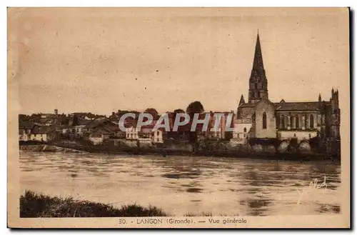 Langon Cartes postales Vue generale