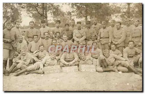 Camp militaire de Siouge CARTE PHOTO 1929