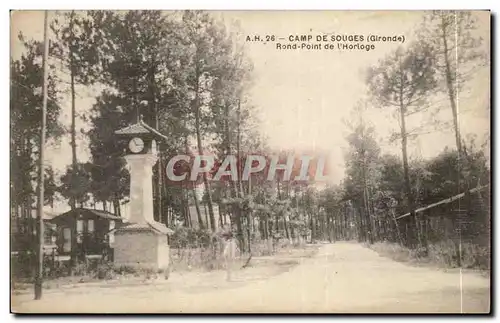 Camp de Souges Cartes postales Rond point de l'horloge