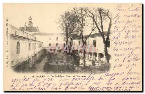 Bazas Cartes postales Le college cour d'honneur
