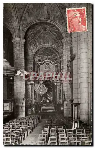 Cartes postales Barsac Interieur de l'eglise