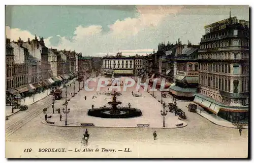 Cartes postales Bordeaux Les allees de Tourny