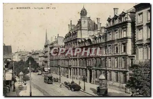 Ansichtskarte AK Bordeaux Le lycee