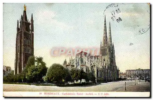 Cartes postales Bordeaux Cathedrale Saint Andre